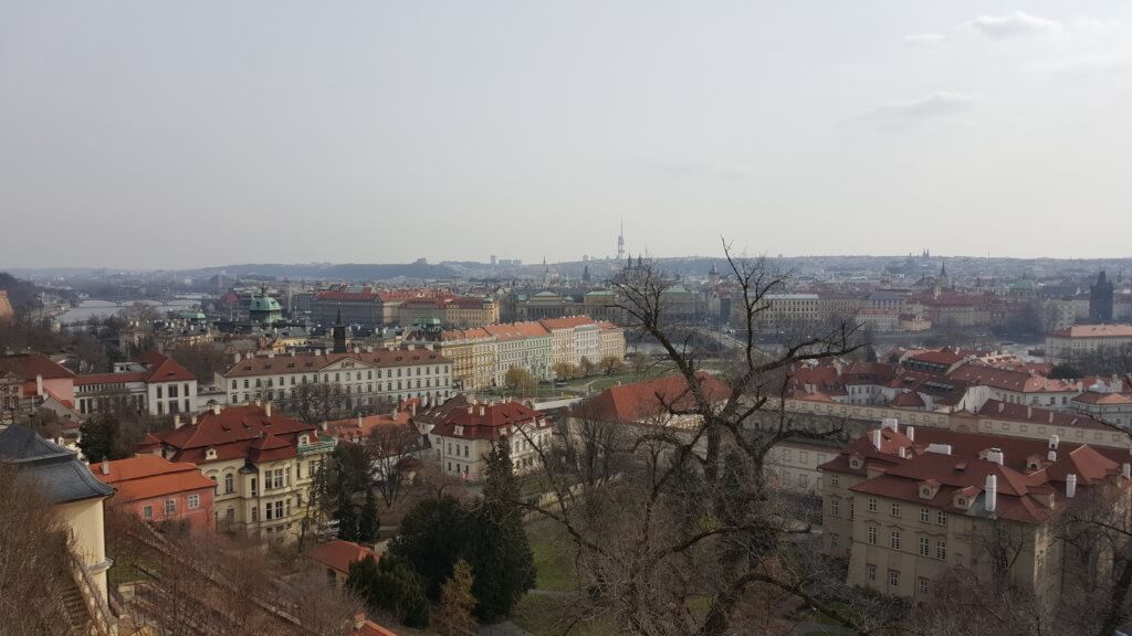 Der Ausblick von der Prager Burg