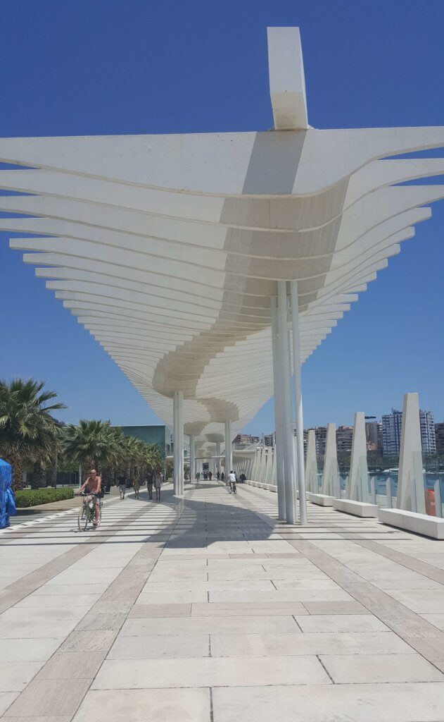 Die Promenade Muelle Uno in Málaga