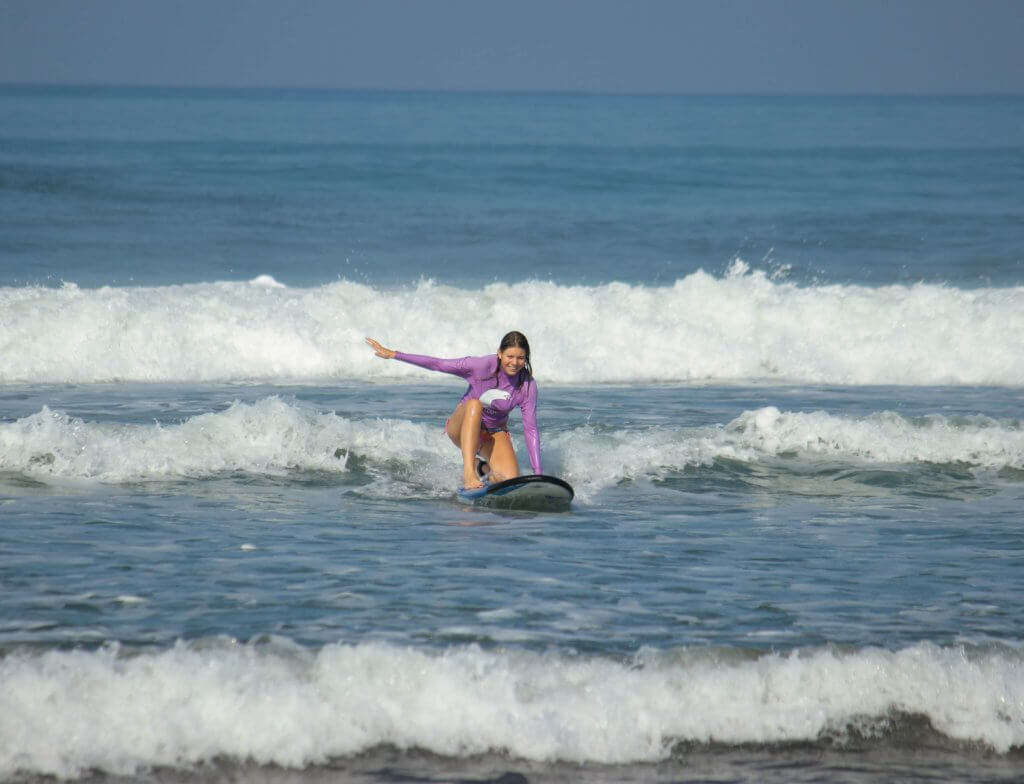 Meine ersten Surfversuche