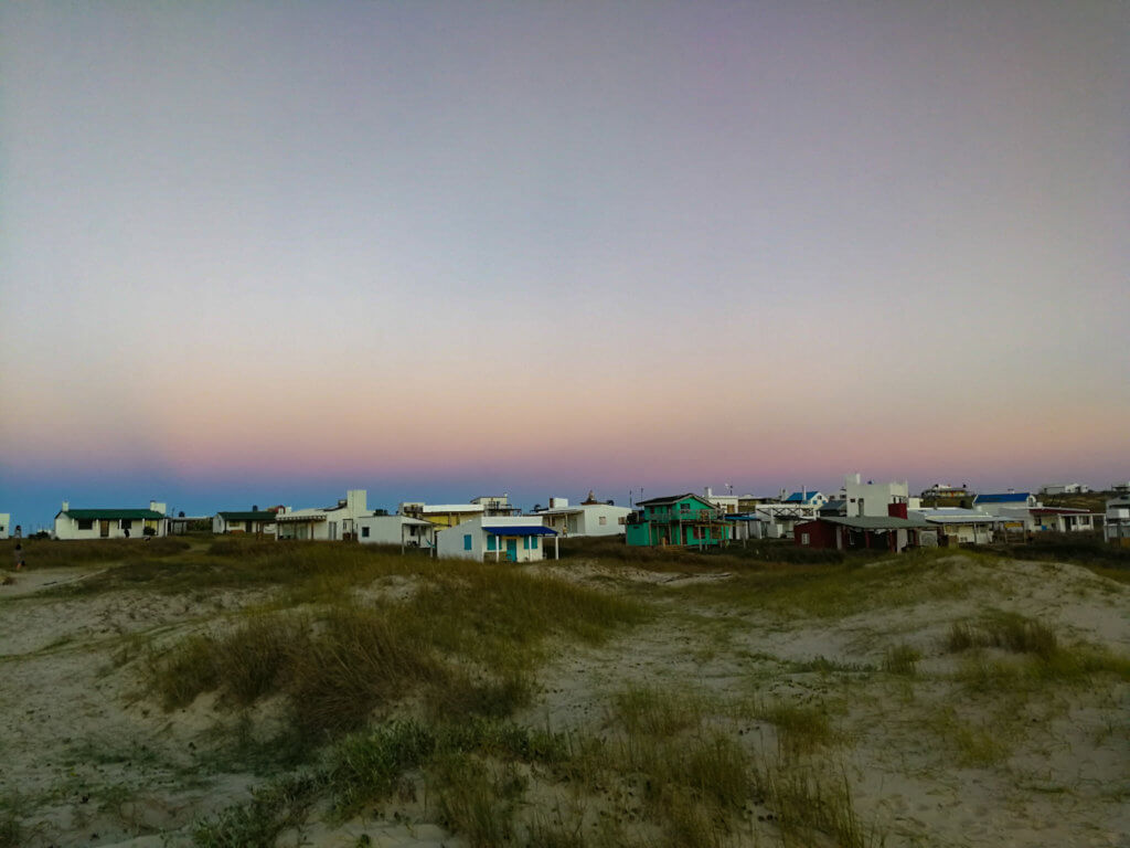 Cabo Polonio zu Sonnenuntergang
