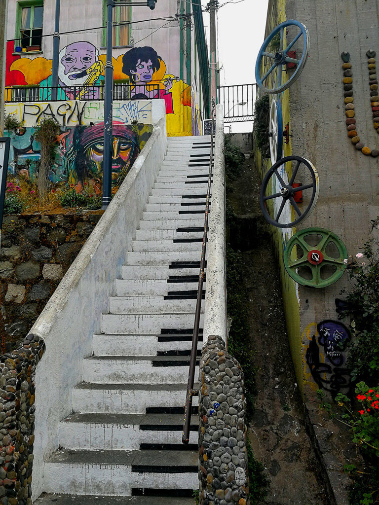 Piano Stairs in Valparaíso